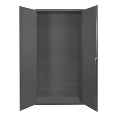 Grey 36" x 18" x 72" Heavy Duty Steel Storage Cabinet - 3602-BLP-95