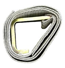 Kinedyne Roll Off Container 3" x 5' Winch Strap with high-strength webbing and sturdy hook for secure container transport