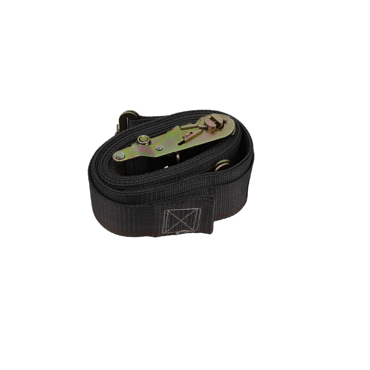 Kinedyne 2" by 16' Butterfly Logistic Ratchet Strap by Kinedyne showing ratchet, 1831 Series F butterfly fittings, and grey 4900G webbing