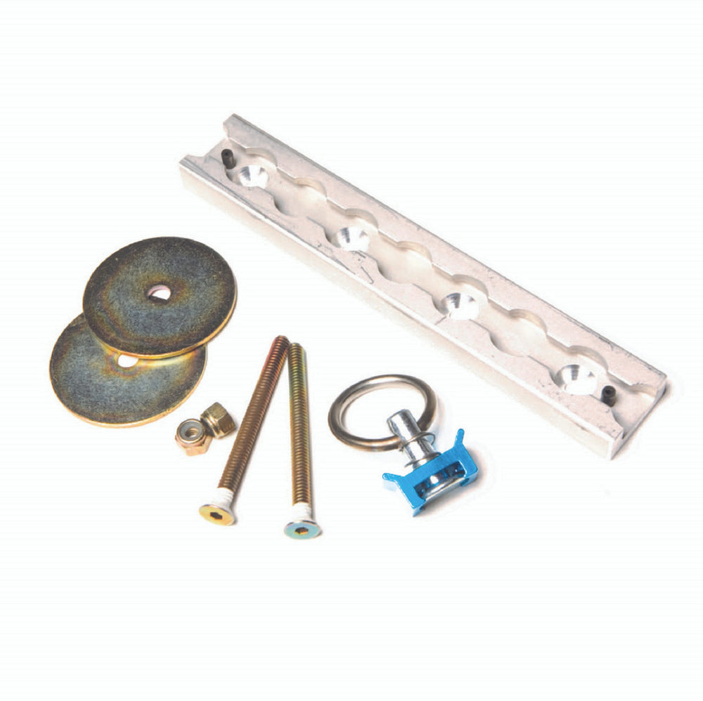 Kinedyne Recess Mount L Track Kit by Kinedyne, recessed aluminum L track with stud fitting and mounting hardware for trailers