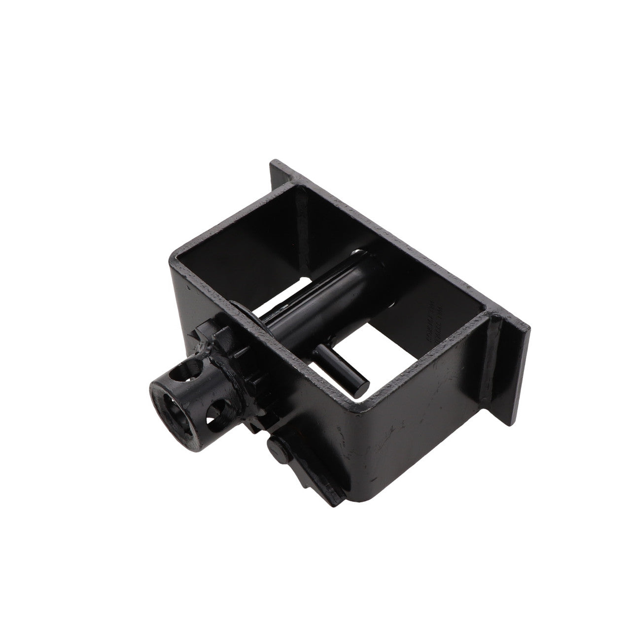 Kinedyne End Box Cable Weld-On Winch mounted for trailer end use, industrial-grade winch by Kinedyne