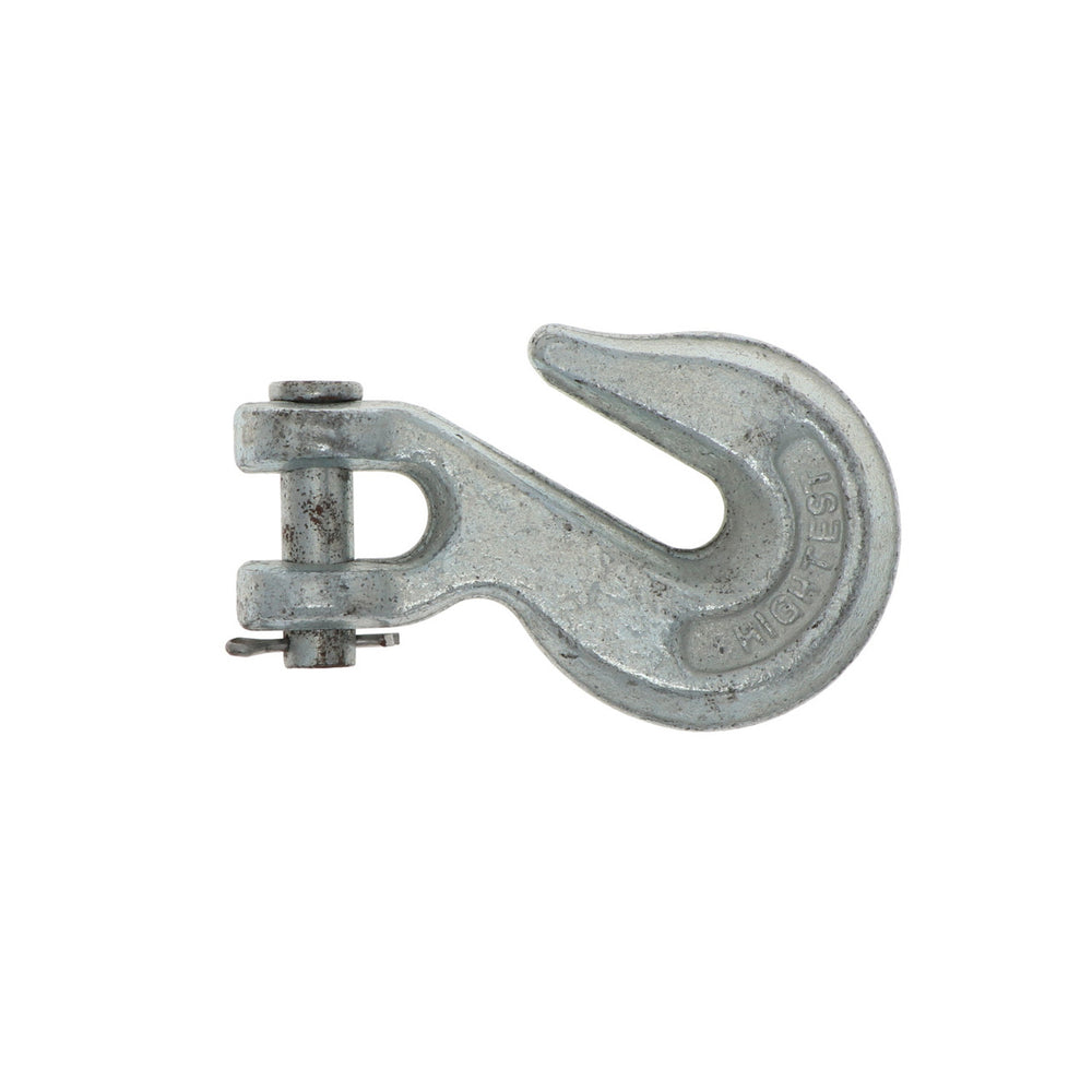 Kinedyne 1/2" High Test Grade 43 Clevis Grab Hook by Kinedyne, forged carbon steel, zinc-plated, 9,200 lb capacity