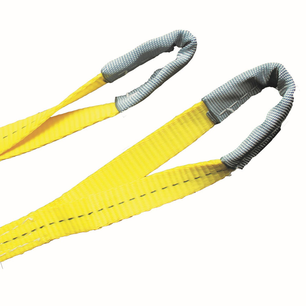 Kinedyne 1 inch by 4 foot Type 4 Twisted Eye to Eye Lifting Sling used for industrial lifting and rigging