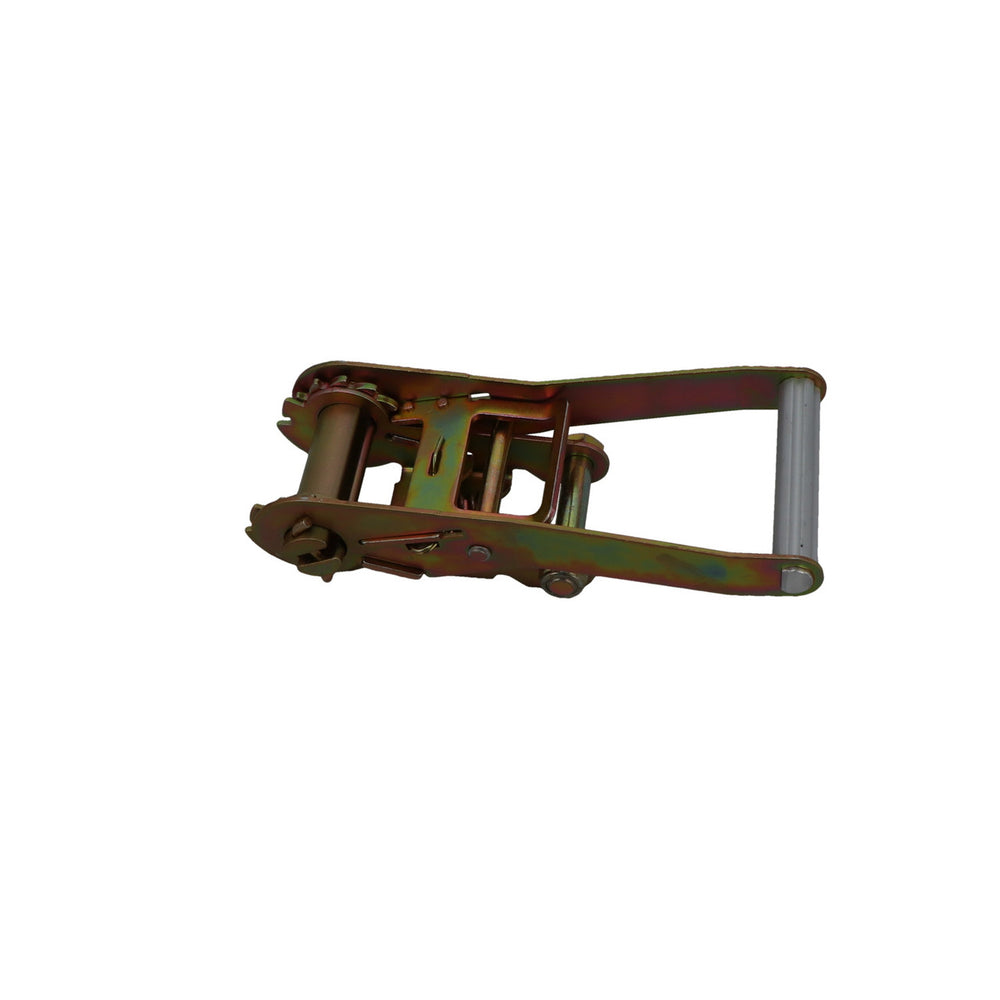 Kinedyne 2-inch Long Wide Handle Ratchet showing heat-treated carbon steel construction and ergonomic handle by Kinedyne