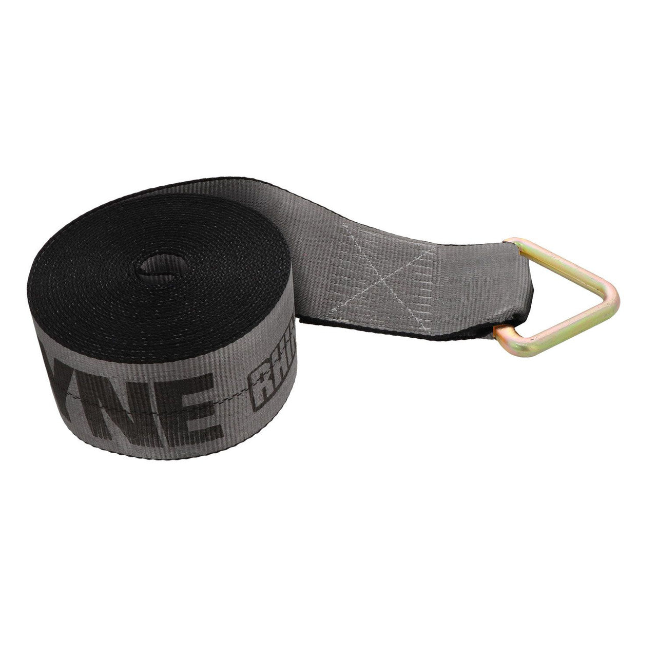 Kinedyne 4" by 30' Rhino MAX Delta Ring Winch Strap by Kinedyne, heavy-duty polyester webbing with 1026 Delta Ring end fitting