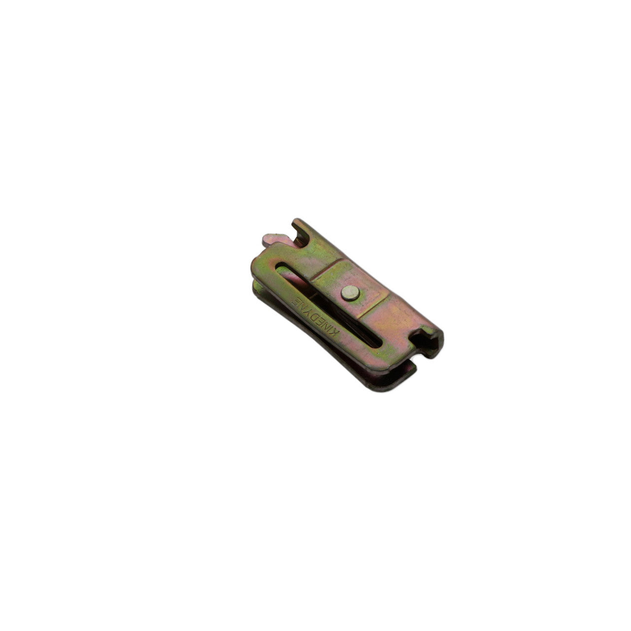 Kinedyne Spring Loaded Series E or A Fitting by Kinedyne for 2-inch logistic strap assemblies, zinc plated heat-treated steel