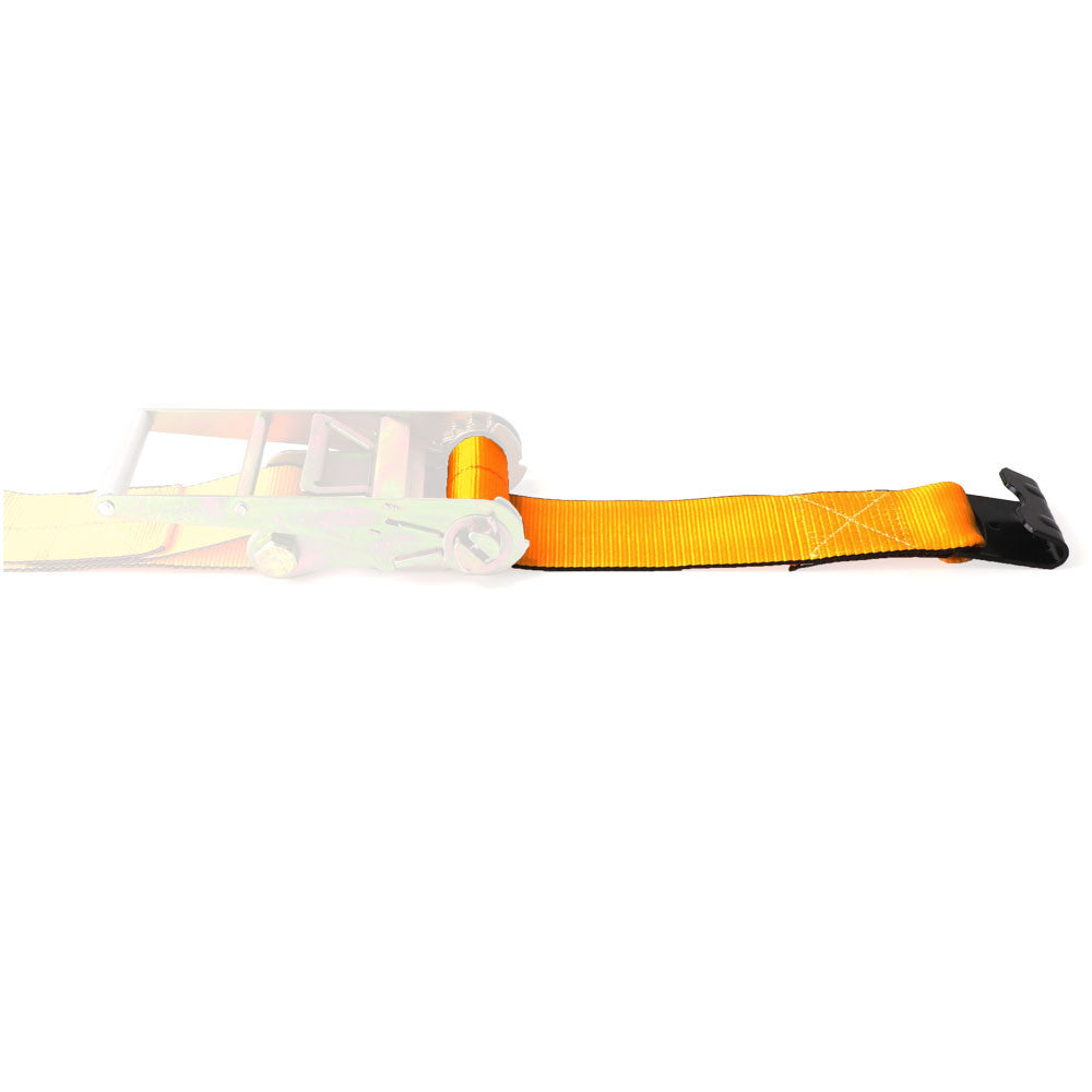 Kinedyne 4" by 25' Flat Hook Ratchet Strap Replacement Adjustable End by Kinedyne, heavy-duty tie-down replacement end