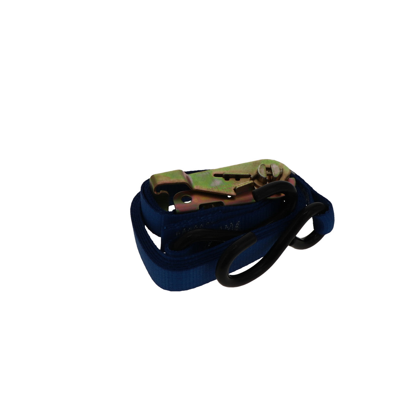 Kinedyne 1" by 9' Heavy-Duty S Hook Ratchet Utility Strap by Kinedyne, vinyl-coated S hook and ratchet, 1" x 9' strap