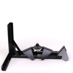Kinedyne Steadymate Wheel Chock by Kinedyne, heavy-duty motorcycle wheel chock for transport, workshop, and trailer mounting