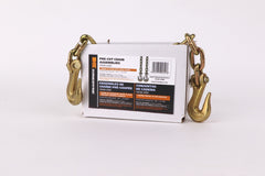 Kinedyne 3/8" by 25' Grade 70 Grab Hook Chain Assembly product by Kinedyne, packaged in a reusable box, for industrial tie-down use