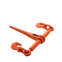 Kinedyne Ratchet Style Chain Binder for 5/16" - 3/8" Chains by Kinedyne, formed steel, powder-coated, clevis grab hooks