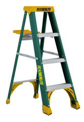 FEATHERLITE 5804 4′ MEDIUM DUTY FIBERGLASS STEPLADDER