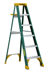 FEATHERLITE 5806 6′ MEDIUM DUTY FIBERGLASS STEPLADDER