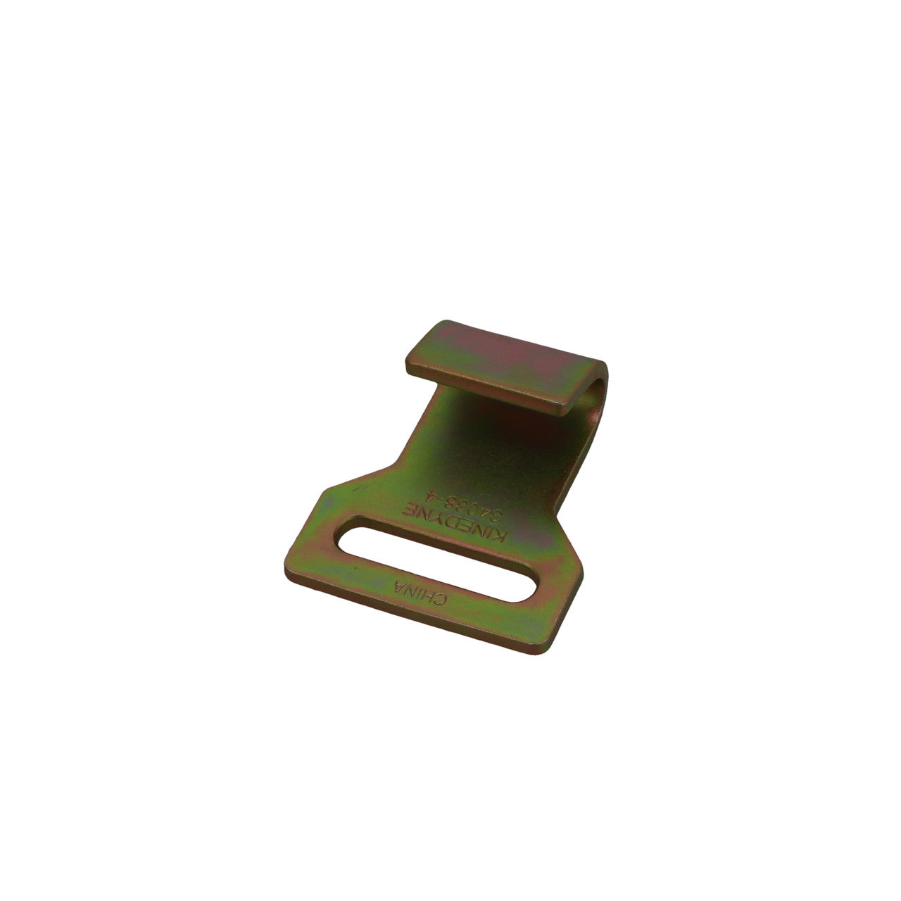 Kinedyne 2" Flat Hook - 34038-4 heat-treated carbon steel tie-down end fitting for 2" webbing