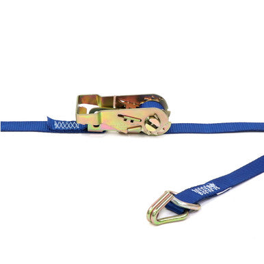 Kinedyne 1" by 16' Heavy-Duty Wire Hook & D-Ring Ratchet Utility Strap