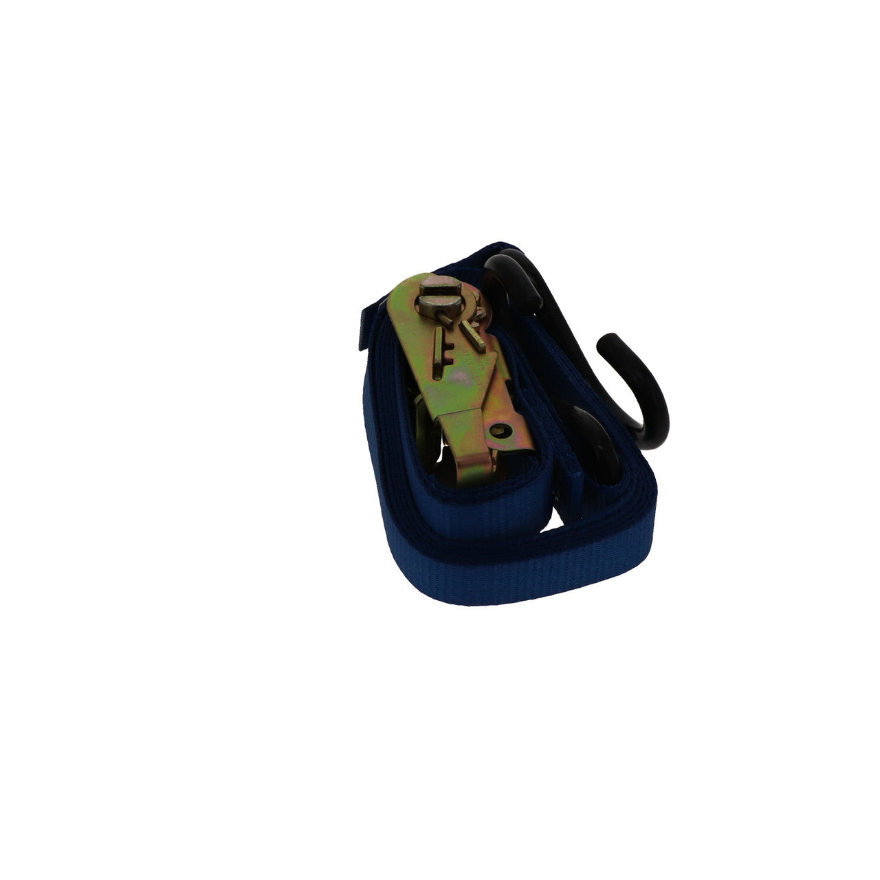 Kinedyne 1" by 9' Heavy-Duty S Hook Ratchet Utility Strap by Kinedyne, vinyl-coated S hook and ratchet, 1" x 9' strap