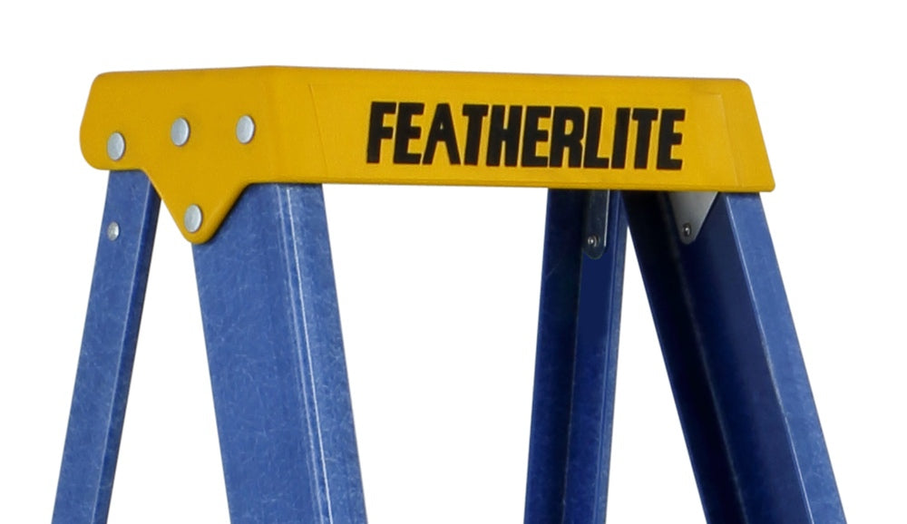 FEATHERLITE 6306 6′ HEAVY DUTY FIBERGLASS STEPLADDER