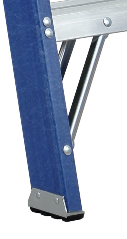 FEATHERLITE 6305 5′ HEAVY DUTY FIBERGLASS STEPLADDER