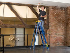 FEATHERLITE 6305 5′ HEAVY DUTY FIBERGLASS STEPLADDER
