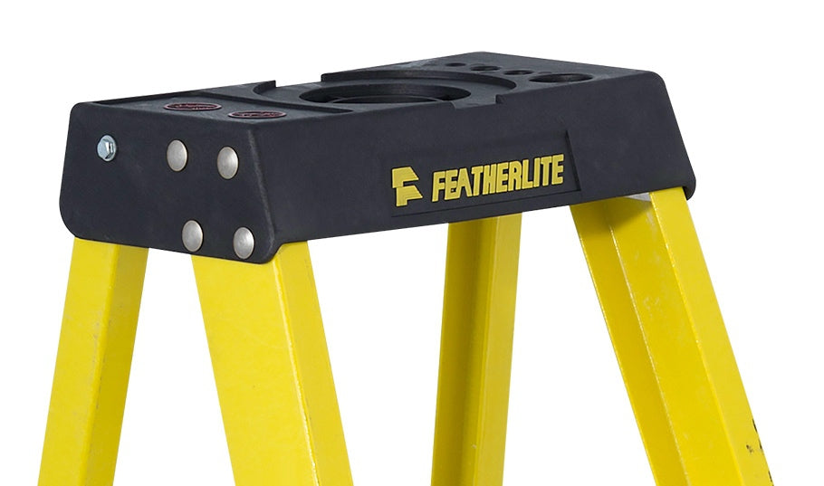 FEATHERLITE 6402 2′ EXTRA-HEAVY DUTY FIBERGLASS STEPLADDER