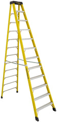FEATHERLITE 6412 12′ EXTRA-HEAVY DUTY FIBERGLASS STEPLADDER