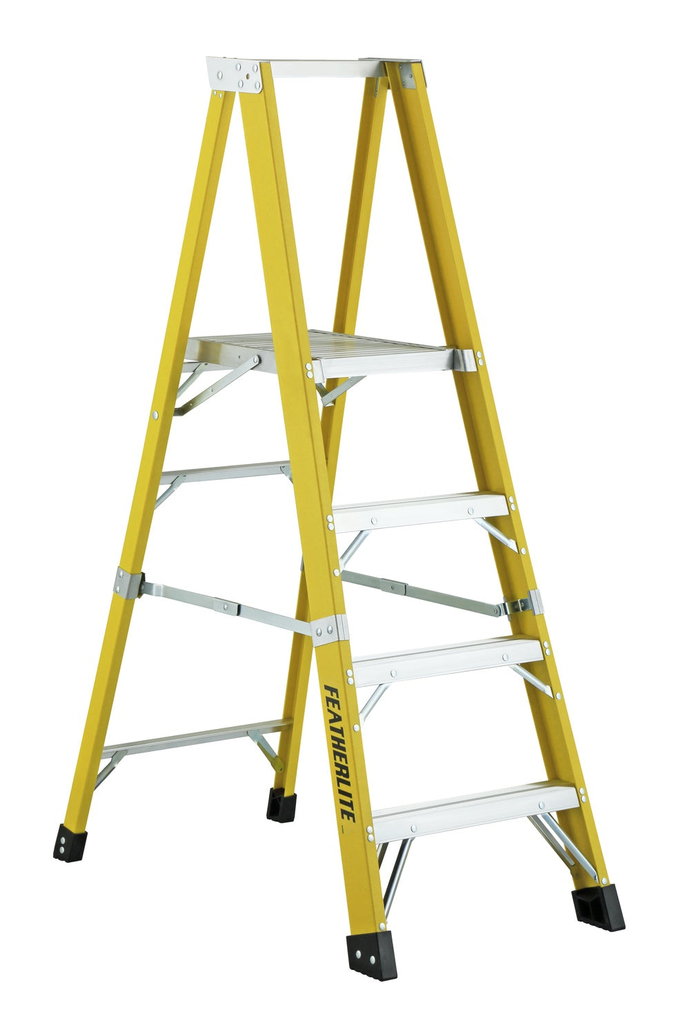 FEATHERLITE 6506 6′ EXTRA-HEAVY DUTY FIBERGLASS STEPLADDER