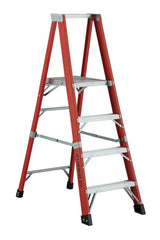 FEATHERLITE 6504-AA 4′ SUPER-HEAVY DUTY FIBERGLASS STEPLADDER