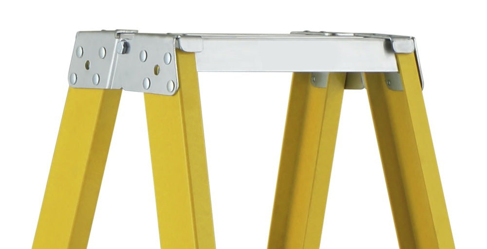 FEATHERLITE 6608 8′ EXTRA-HEAVY DUTY FIBERGLASS STEPLADDER