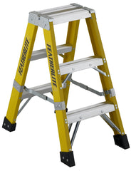 FEATHERLITE 6603 3′ EXTRA-HEAVY DUTY FIBERGLASS STEPLADDER