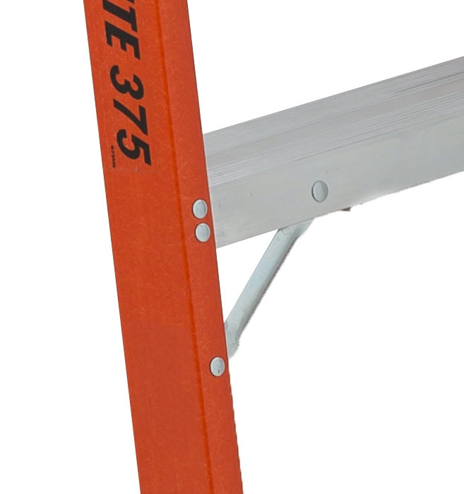FEATHERLITE 6808-AA 8′ SUPER-HEAVY DUTY FIBERGLASS STEPLADDER