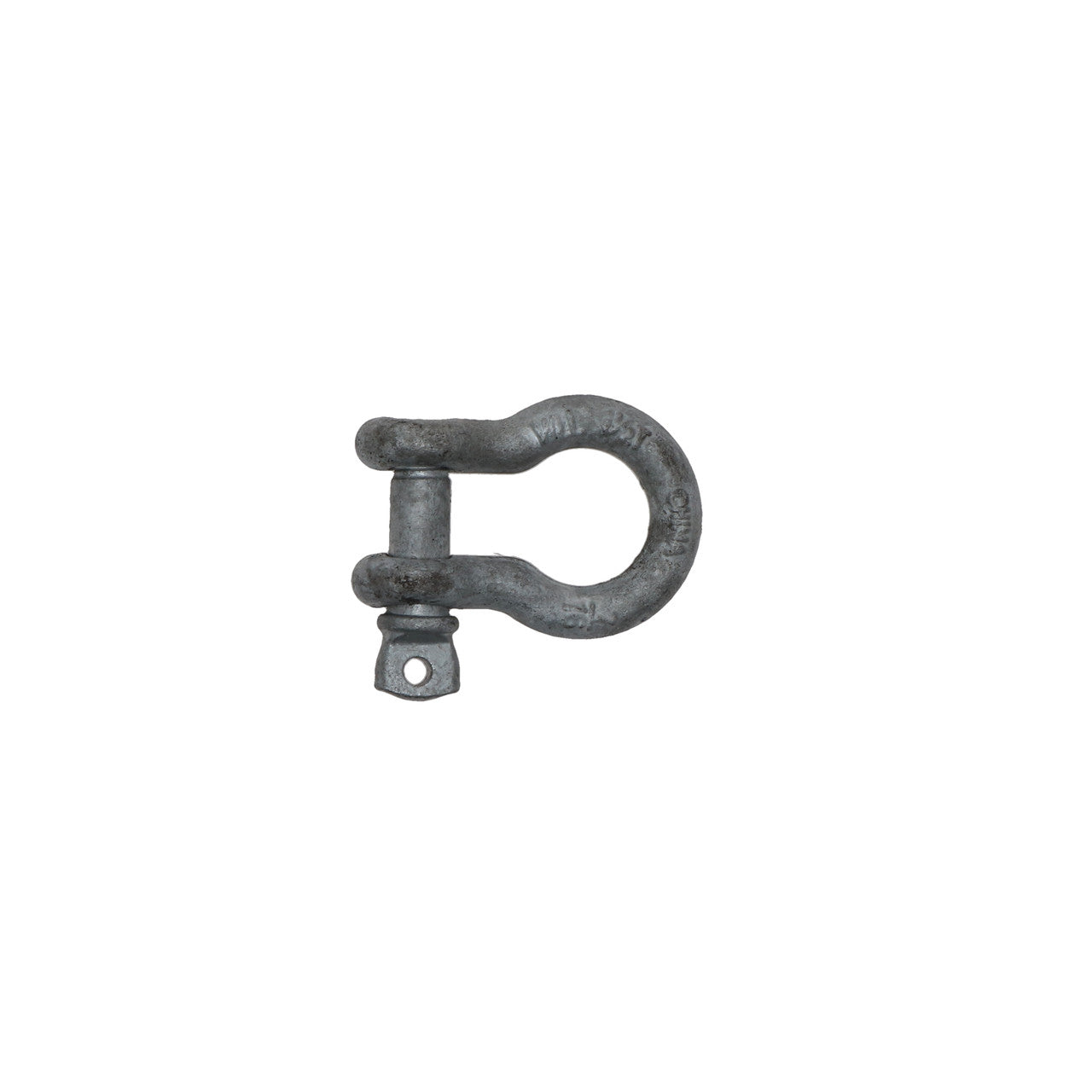 Kinedyne 7/16" Transport Grade 70 Anchor Shackle w/ Screw Pin made by Kinedyne, galvanized forged carbon steel, 3,000 lb WLL