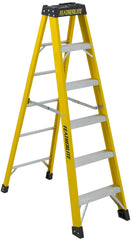 FEATHERLITE 6906 6′ EXTRA-HEAVY DUTY FIBERGLASS STEPLADDER