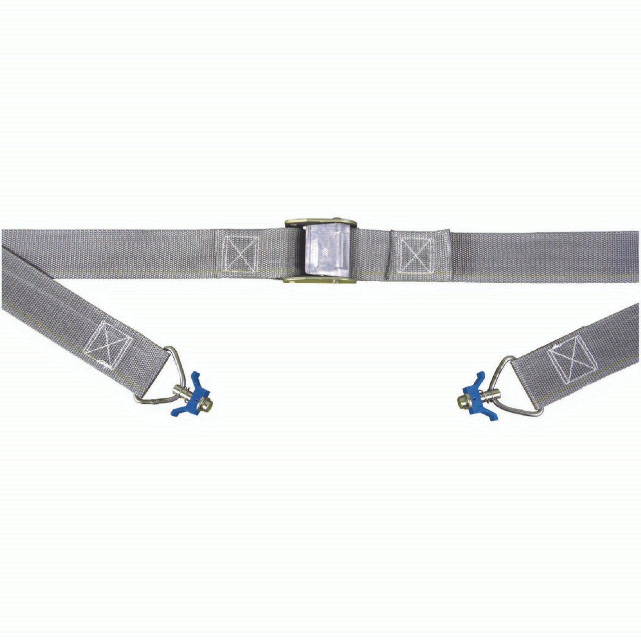 Kinedyne 2" by 16' Single Stud Logistic Cam Buckle Strap used for cargo tie-down and restraint on transport