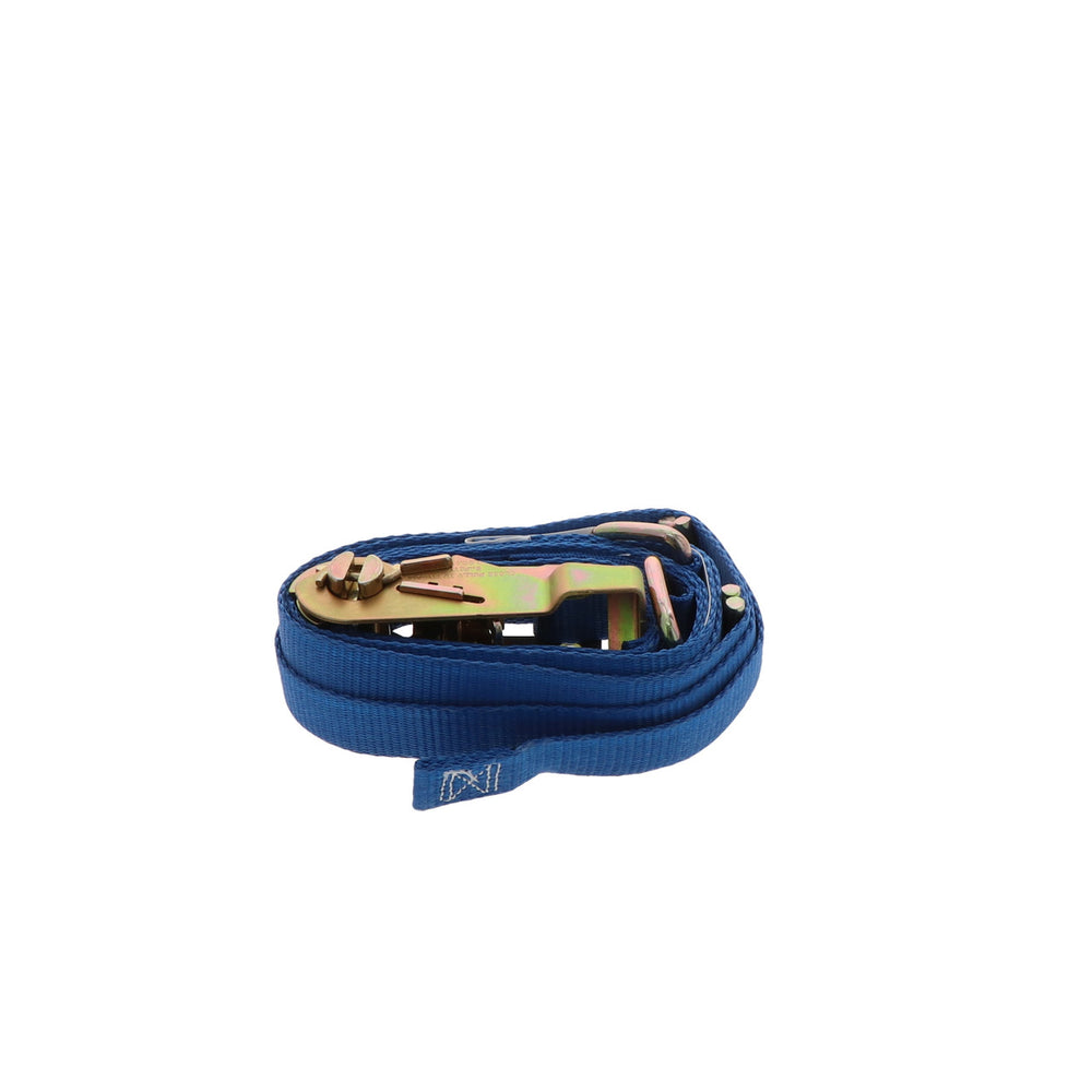 Kinedyne 1" by 12' Heavy-Duty Wire Hook Ratchet Utility Strap by Kinedyne suitable for industrial cargo securement