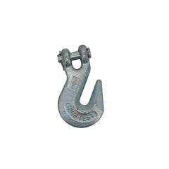 Kinedyne 3/8 inch High Test Grade 43 Clevis Grab Hook by Kinedyne, forged carbon steel with clear zinc plating