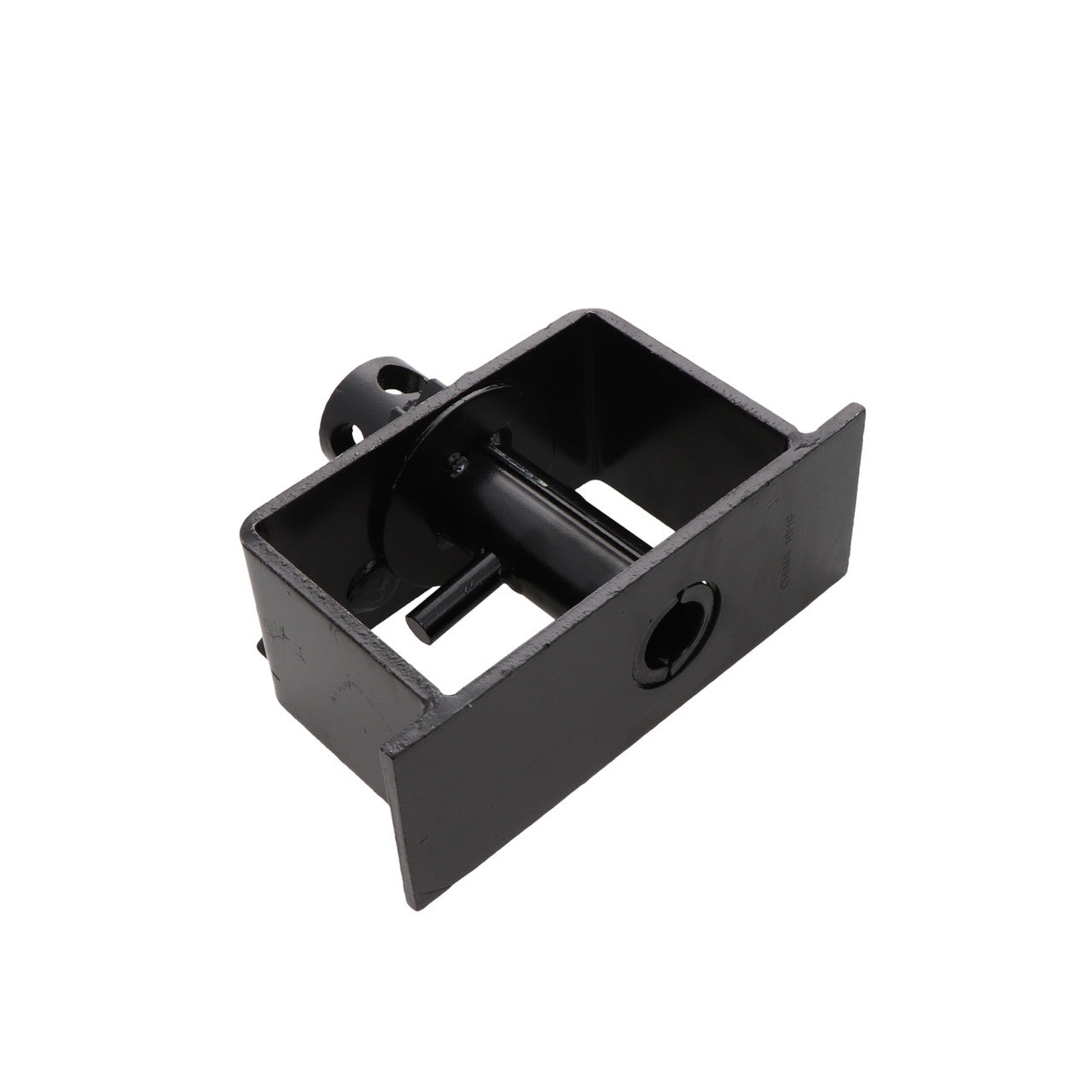 Kinedyne End Box Cable Weld-On Winch mounted for trailer end use, industrial-grade winch by Kinedyne