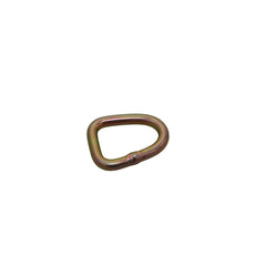 Kinedyne 1" D-Ring zinc-plated heat-treated carbon steel end fitting for 1-inch webbing by Kinedyne