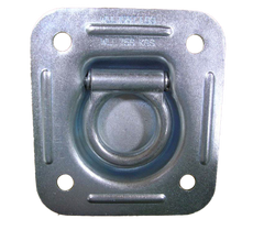 Kinedyne Recess Mounted Heavy-Duty D-Ring Pan Fitting by Kinedyne, recessed anchor point for cargo securement