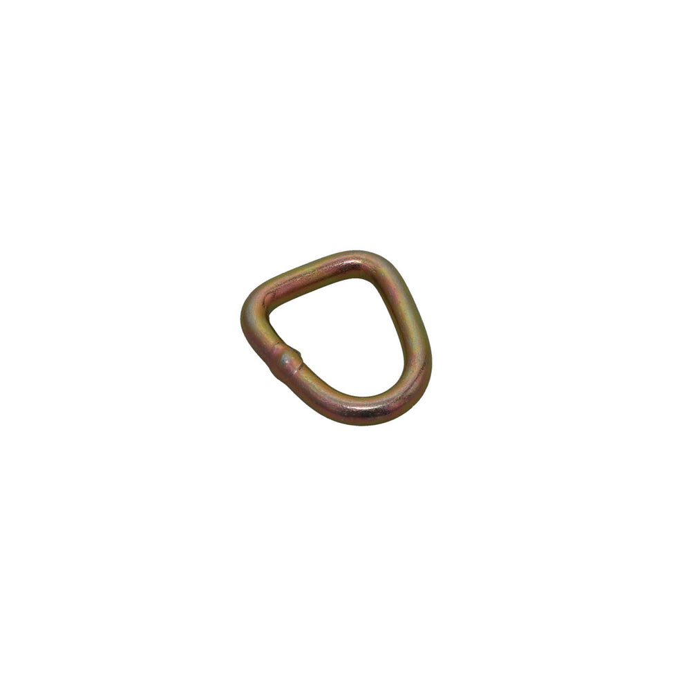 Kinedyne 1" D-Ring zinc-plated heat-treated carbon steel end fitting for 1-inch webbing by Kinedyne
