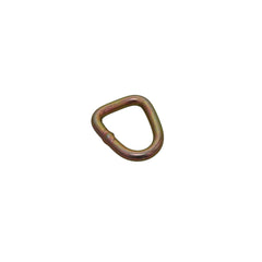 Kinedyne 1" D-Ring zinc-plated heat-treated carbon steel end fitting for 1-inch webbing by Kinedyne