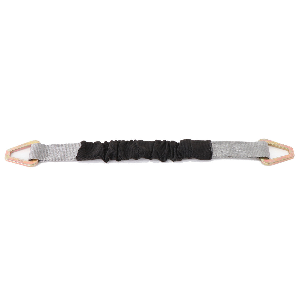 Kinedyne Pair of 2" by 2' Heavy-Duty Flat D-Ring Axle Straps w/ Protective Sleeves by Kinedyne, product image showing straps and flat D-rings