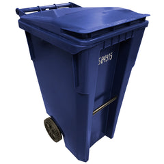 Blue Heavy Duty Universal Cart, 35 Gal., 23-3/4"L x 19"W x 37-1/2"H - 79535BLUE