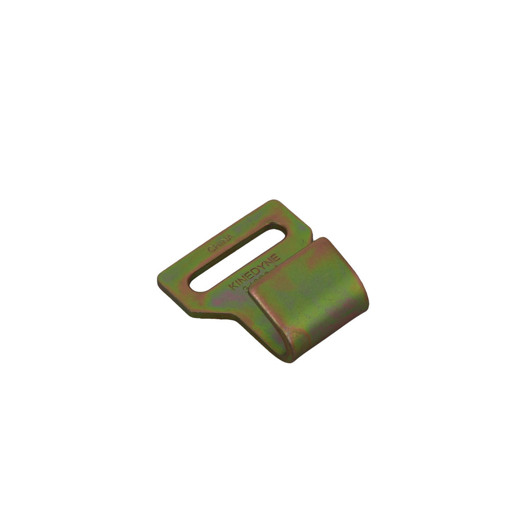 Kinedyne 2" Flat Hook - 34038-4 heat-treated carbon steel tie-down end fitting for 2" webbing