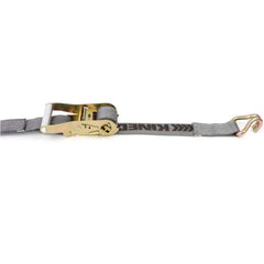 Kinedyne 2" by 30' Rhino MAX Heavy-Duty Wire Hook Ratchet Strap product image showing strap, webbing, hooks and ratchet