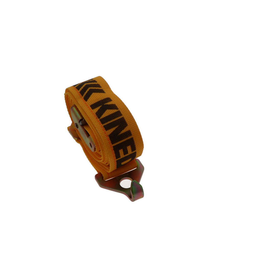 Kinedyne 2" by 12' Plate Trailer Hook Logistic Cam Buckle Strap by Kinedyne, trailer logistic strap with cam buckle and plate hooks