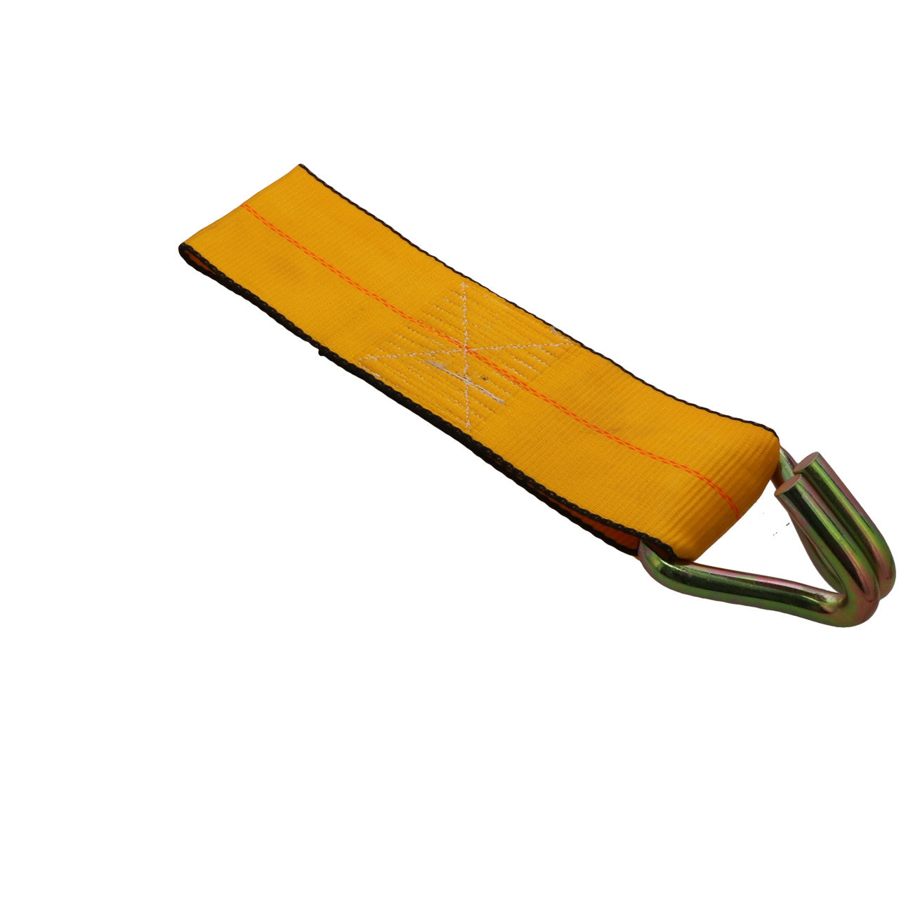 Kinedyne 4" Wire Hook Ratchet Strap Replacement Fixed End by Kinedyne, 4-inch webbing with 1016 narrow hook and zinc plating