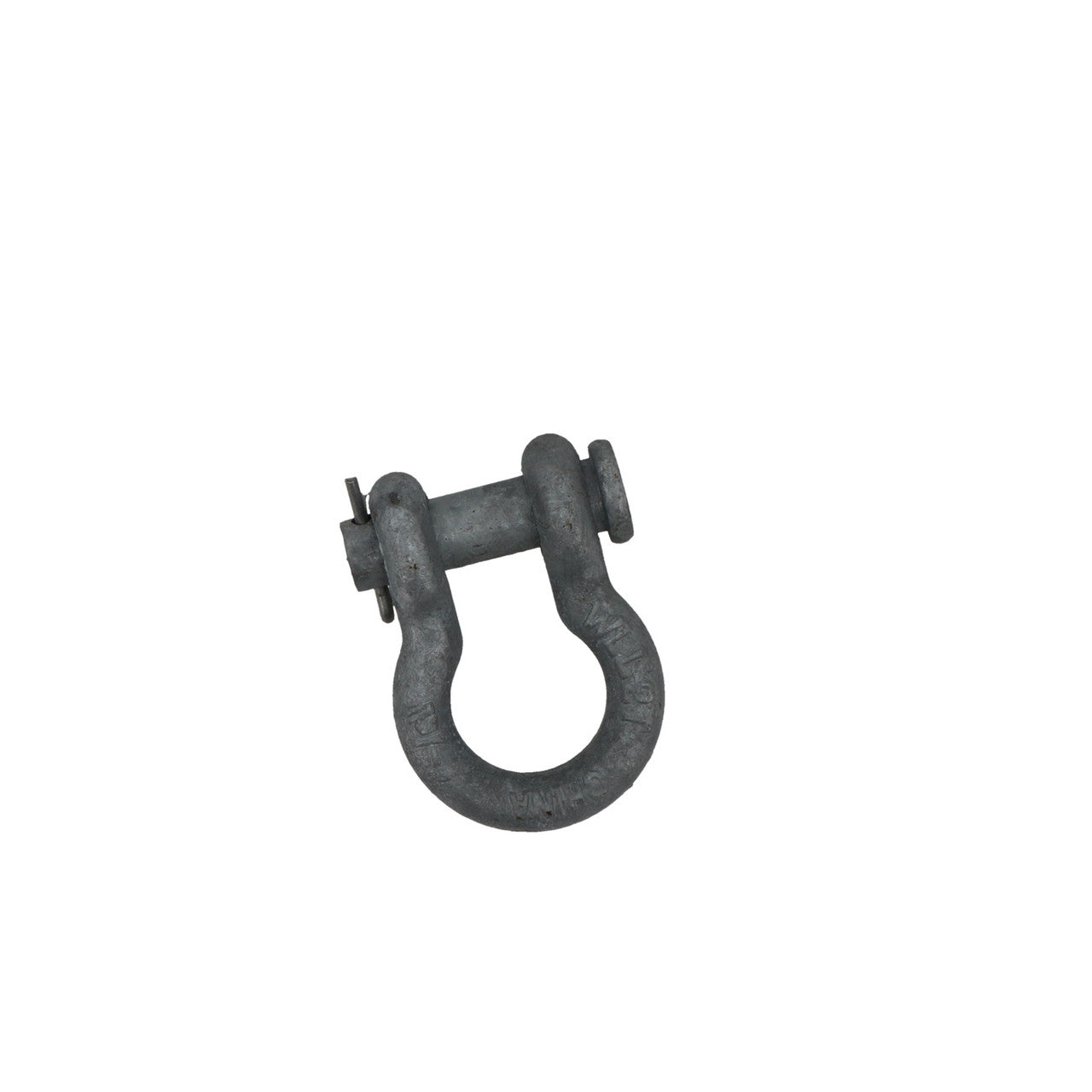 Kinedyne 1/2" Transport Grade 70 Anchor Shackle w/ Clevis Round Pin by Kinedyne, forged carbon steel, galvanized finish
