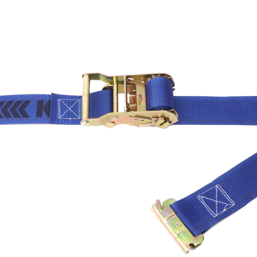 Kinedyne 2" by 20' Spring Loaded Logistic Ratchet Strap by Kinedyne for industrial load securement and trailer logistics