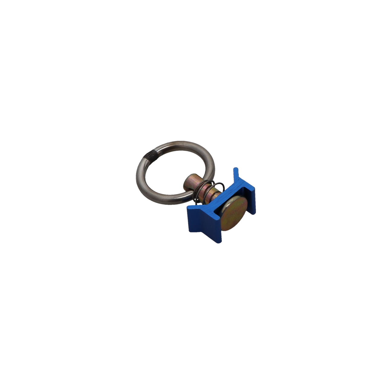 Kinedyne Pair of Series L Single Stud Securement Point Fittings w/ Rings by Kinedyne, durable heat-treated carbon steel tie-down anchors