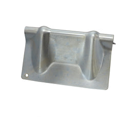 Kinedyne Steel Corner Protector for Straps, Cables, and Chain showing zinc-plated steel construction and grooved profile for straps